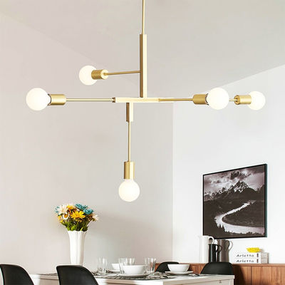 Industrial Light Modern Loft Ceiling Gold Black Chandelier Lamp Cliff Suspension Light（WH-MI-175)