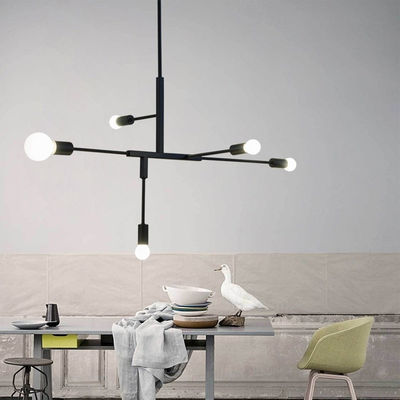 Industrial Light Modern Loft Ceiling Gold Black Chandelier Lamp Cliff Suspension Light（WH-MI-175)