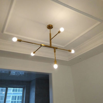 Industrial Light Modern Loft Ceiling Gold Black Chandelier Lamp Cliff Suspension Light（WH-MI-175)