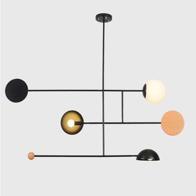 Creative Chandelier Lighting E14 Ceiling Pole Hanging Light Dining room Astro Chandelier(WH-MI-178)