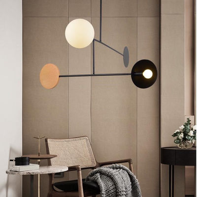 Creative Chandelier Lighting E14 Ceiling Pole Hanging Light Dining room Astro Chandelier(WH-MI-178)