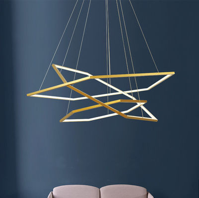 Nordic Living room Bedroom Gold Circle Vesanto Chandelier(WH-MI-179）