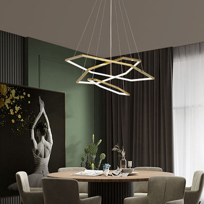 Nordic Living room Bedroom Gold Circle Vesanto Chandelier(WH-MI-179）