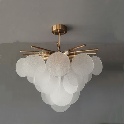 Glass Pendant Match LED Chandelier For Living Room Dining Bedroom Luxury Metal Nimbus Chandelier(WH-MI-180)