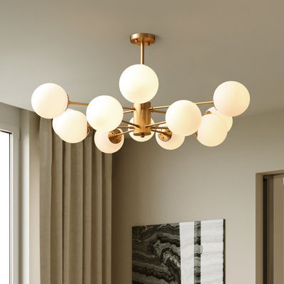 Glass Bubbles molecular chandelier copper living room lamp home restaurant Karrington Chandelier(WH-MI-184)