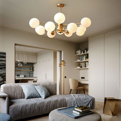Glass Bubbles molecular chandelier copper living room lamp home restaurant Karrington Chandelier(WH-MI-184)