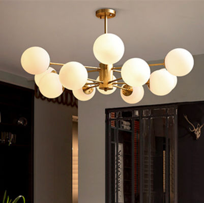 Glass Bubbles molecular chandelier copper living room lamp home restaurant Karrington Chandelier(WH-MI-184)