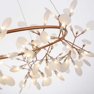 Nordic Hanging Living Room Chandelier Modern Kitchen Firefly rectangular Heracleum chandeliers（WH-MI-185)