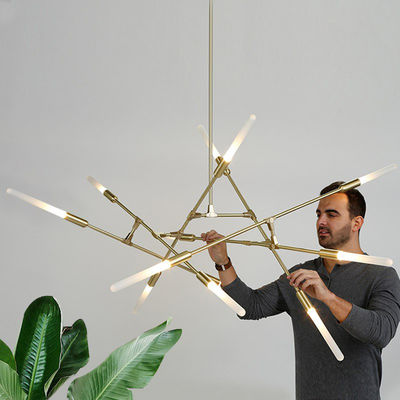 LED Sputnik Chandelier Lighting For Studio Living Bar Kitchen suspension light Dawn Chandelier(WH-MI-186)