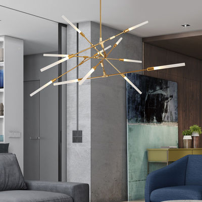 LED Sputnik Chandelier Lighting For Studio Living Bar Kitchen suspension light Dawn Chandelier(WH-MI-186)