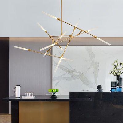 LED Sputnik Chandelier Lighting For Studio Living Bar Kitchen suspension light Dawn Chandelier(WH-MI-186)