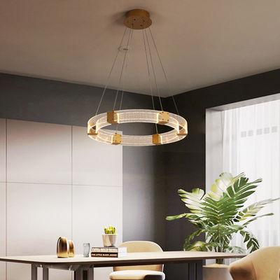Luxury Chandelier Lights For Living Room Bedroom Kitchen Parallel Ring LED Chandelier(WH-MI-187)