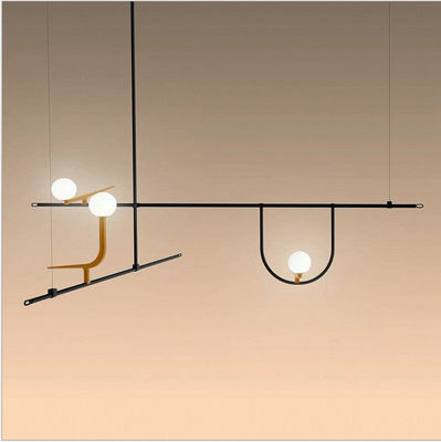Modern deco chambre glass Home Decoration E27 Light Fixture bedroom Yanzi Chandeliers（WH-MI-192)