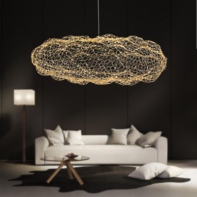 Nordic Art Hollow Cloud Design Pendant Lights Creative Bedroom Hotel Hall Gypsophila Chandeliers(WH-MI-197)