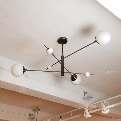 Nordic restaurant personality designer creative simple bedroom Orbital 3-Tier Chandelier(WH-MI-198)