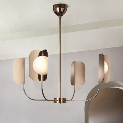 Modern led glass ball nordic light monkey lamp hanglampen lumiere kitchen LEAF Chandelier(WH-MI-206)