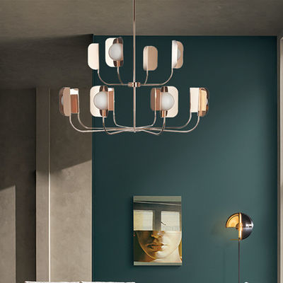 Modern led glass ball nordic light monkey lamp hanglampen lumiere kitchen LEAF Chandelier(WH-MI-206)