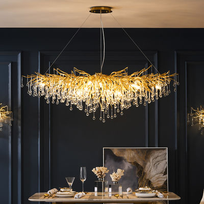 Modern Crystal LED Chandelier Lighting for Dining Room Decoration Luxury loft chandelier(WH-MI-210)
