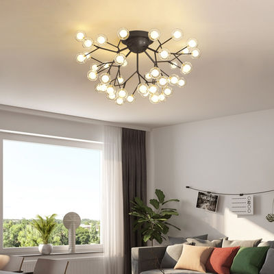 Modern LED Ceiling Chandeliers Black Gold Tree branch Surface Mount Kids Lamps（WH-MI-211)