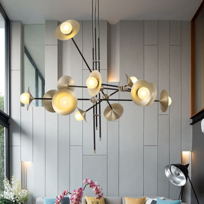 Modern Nordic Pendant lamp Gold Trumpet Lamp Vintage Retro Horn delightfull sputnik chandelier（WH-MI-212)