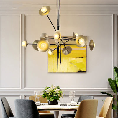 Modern Nordic Pendant lamp Gold Trumpet Lamp Vintage Retro Horn delightfull sputnik chandelier（WH-MI-212)