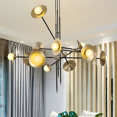 Modern Nordic Pendant lamp Gold Trumpet Lamp Vintage Retro Horn delightfull sputnik chandelier（WH-MI-212)