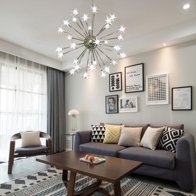 LED Start Chandelier Romantic snowflake Pendant Lamp Nordic Star Chandelier(WH-MI-215)