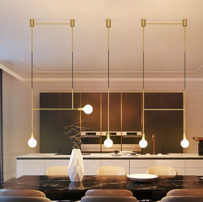Tube Long Chandelier Lighting Kitchen Bar Dining room minimalist chandelier(WH-MI-217)