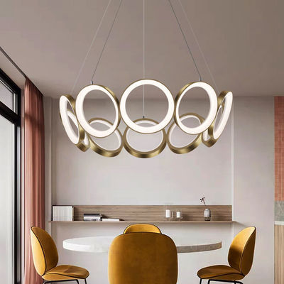 Oros LED Chandelier luxury design chandelier rings living room decoration led ceiling chandelier(WH-MI-219)