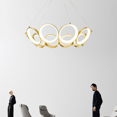 Oros LED Chandelier luxury design chandelier rings living room decoration led ceiling chandelier(WH-MI-219)