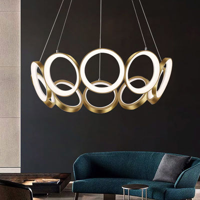 Oros LED Chandelier luxury design chandelier rings living room decoration led ceiling chandelier(WH-MI-219)