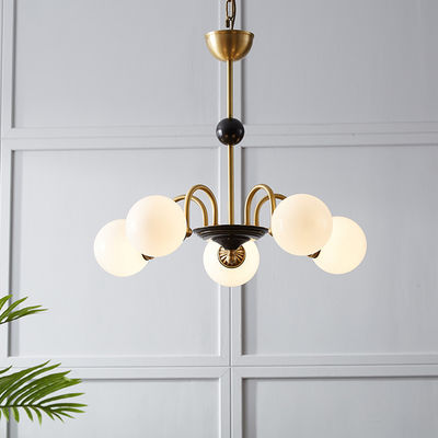 Modern chrome chandelier Living Room Lighting Nordic glass chandelier(WH-MI-222)