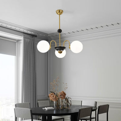 Modern chrome chandelier Living Room Lighting Nordic glass chandelier(WH-MI-222)