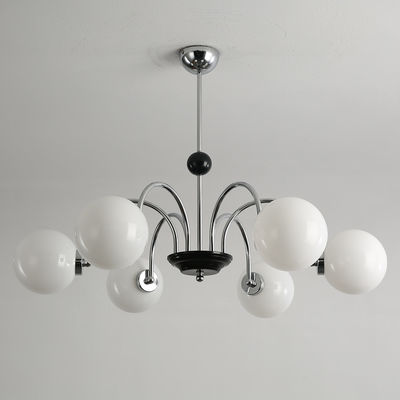 Modern chrome chandelier Living Room Lighting Nordic glass chandelier(WH-MI-222)