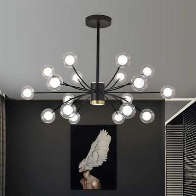 LED Glass Bubble Chandelier Round Ball Glass Star Chandelier indoor home Italian Design lamp（WH-MI-223)