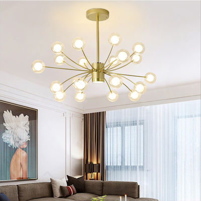LED Glass Bubble Chandelier Round Ball Glass Star Chandelier indoor home Italian Design lamp（WH-MI-223)