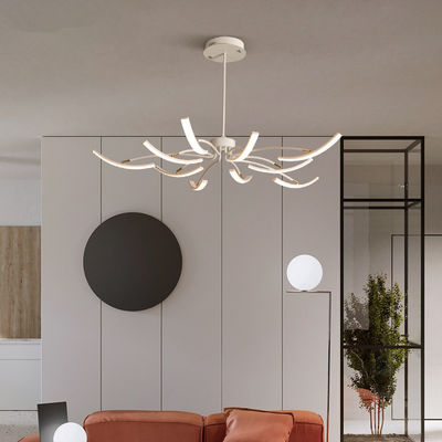 Black chandelier Iron Dimmable lustre design For Bedroom Living Dinning Room Kitchen LED Chandelier(WH-MI-225)