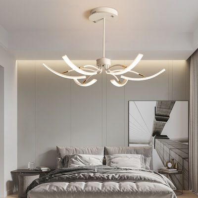 Black chandelier Iron Dimmable lustre design For Bedroom Living Dinning Room Kitchen LED Chandelier(WH-MI-225)