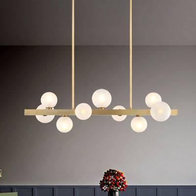 Modern long chandelier minimalist light luxury nordic style lamp(WH-MI-226)