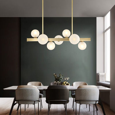 Modern long chandelier minimalist light luxury nordic style lamp(WH-MI-226)