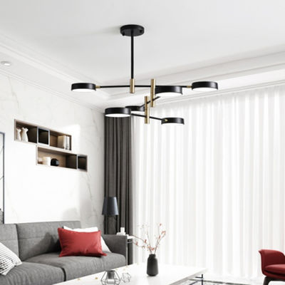 Modern Minimalist chandelier Black White chandeliers for Bedroom(WH-MI-231)