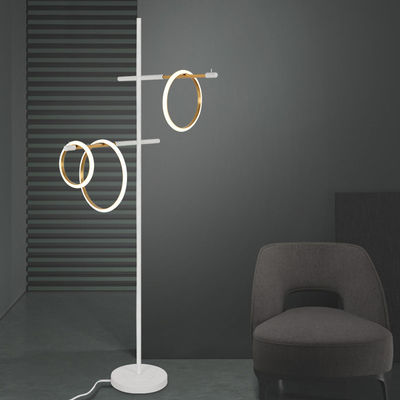 Postmodern LED Magnetic attraction pendant lamp Novelty living room Ring Chandelier(WH-MI-232)