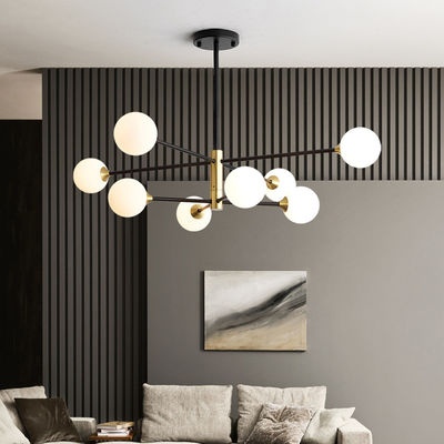 Nordic glass bubble chandelier light led postmodern lamp minimalist sputnik chandelier(WH-MI-234)