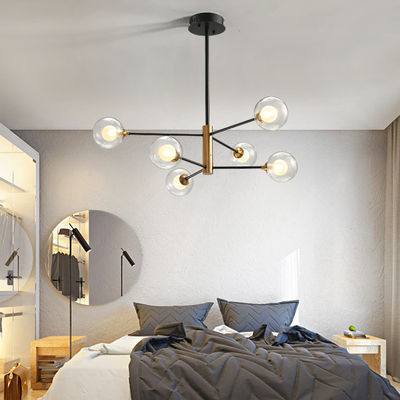 Nordic glass bubble chandelier light led postmodern lamp minimalist sputnik chandelier(WH-MI-234)