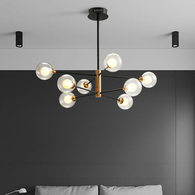 Nordic glass bubble chandelier light led postmodern lamp minimalist sputnik chandelier(WH-MI-234)