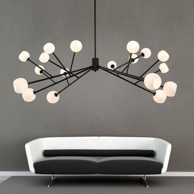 Art Decor spider chandelier restaurant bar living room sputnik light Black Color Loft chandelier(WH-MI-237)