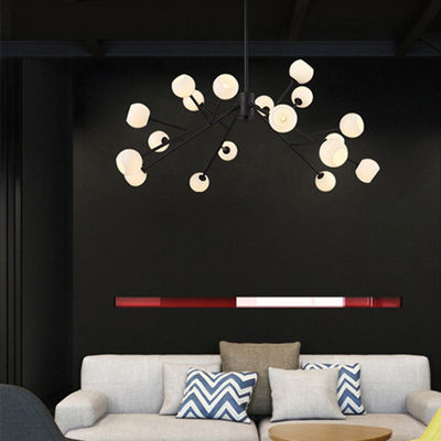 Art Decor spider chandelier restaurant bar living room sputnik light Black Color Loft chandelier(WH-MI-237)