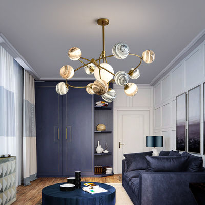 LED glass globe pendant light Wandering Earth planet chandelier(WH-MI-238)