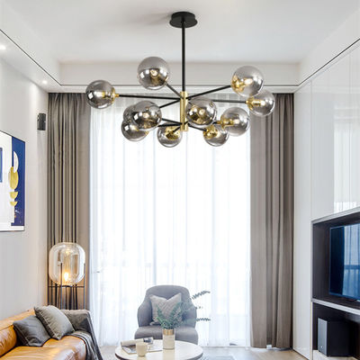 Nordic Modern LED Chandelier 5/8/10/12 Lamp E27 Round Ball Light(WH-MI-241)