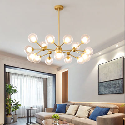 Modern LED glass bubble chandelier metal plexiglass lamp Ceiling Decor modo Glass Ball Chandelier(WH-MI-247)